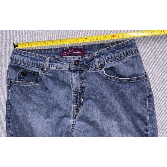 Gloria Vanderbilt Straight Leg Jeans Women's Size 10 - Distressed Vintage Look - Picture 4 of 8